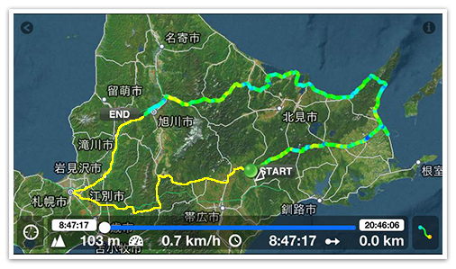 夏至ツーリングルート全貌